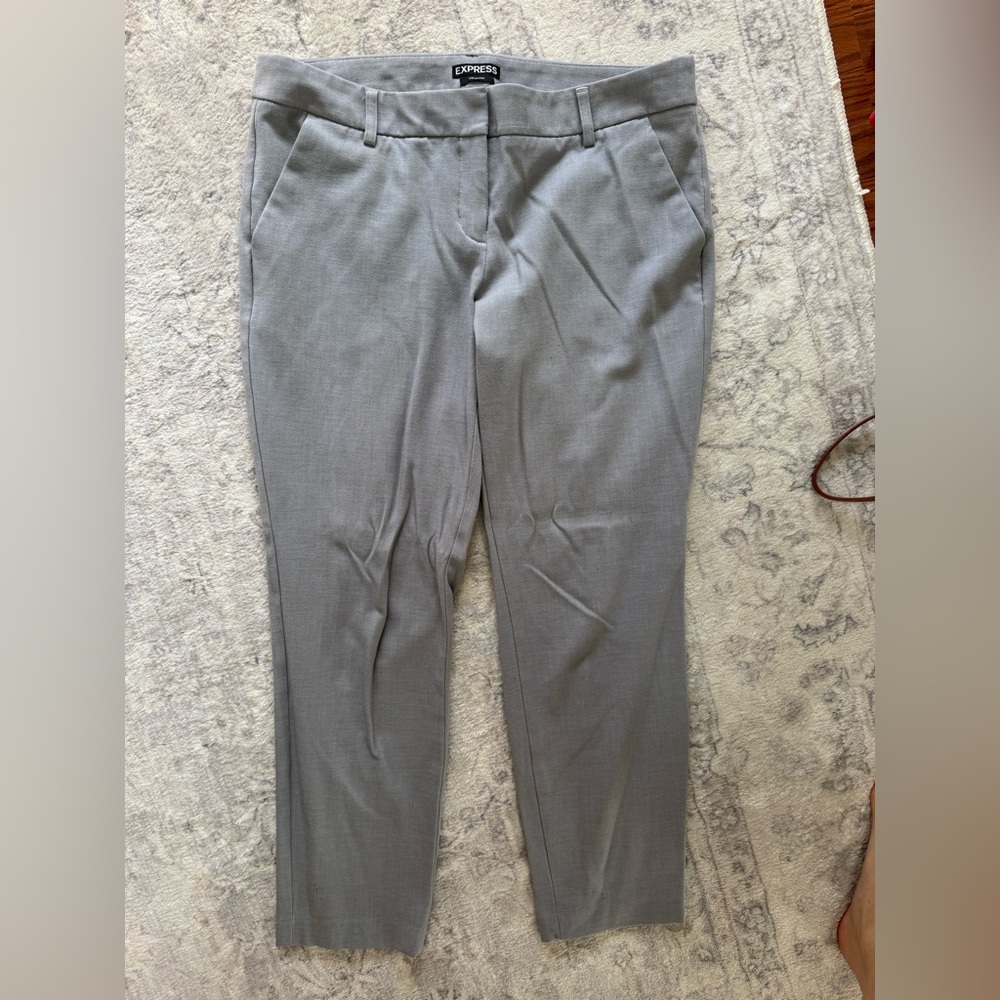 Express Columnist Light Gray Pants